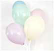 Globos mini con porta globos mix pastel 10u